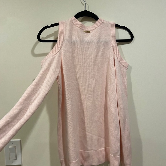 Michael Kors Pink Knitted Cut Out Sweater Size S - Picture 4 of 5